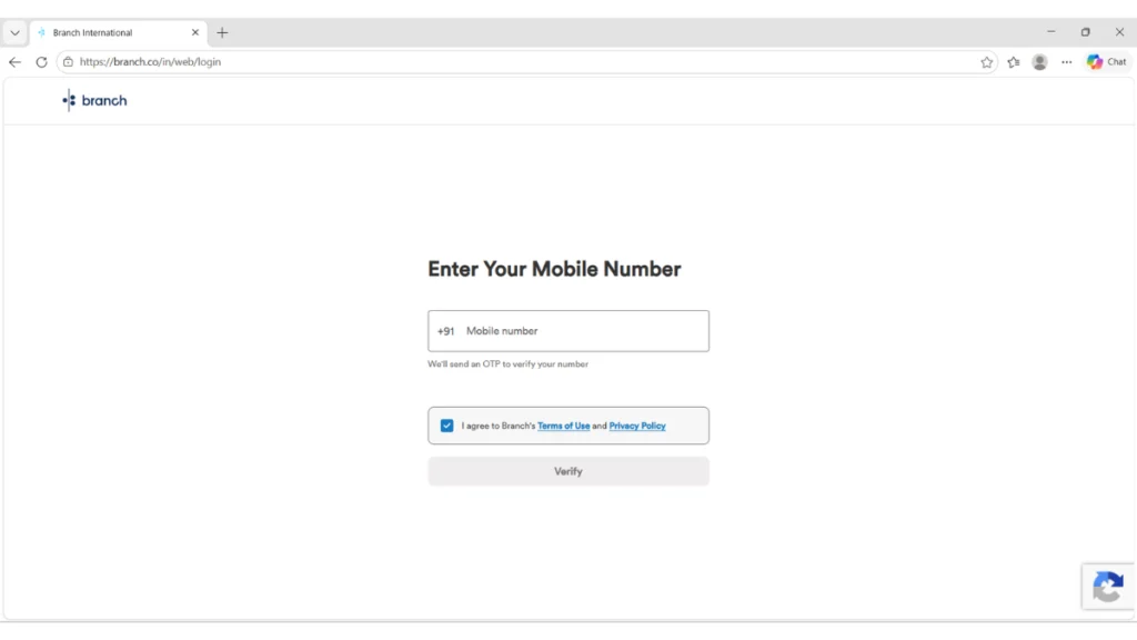 Enter Mobile Number