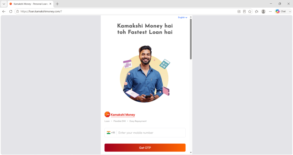Register with Mobile Number